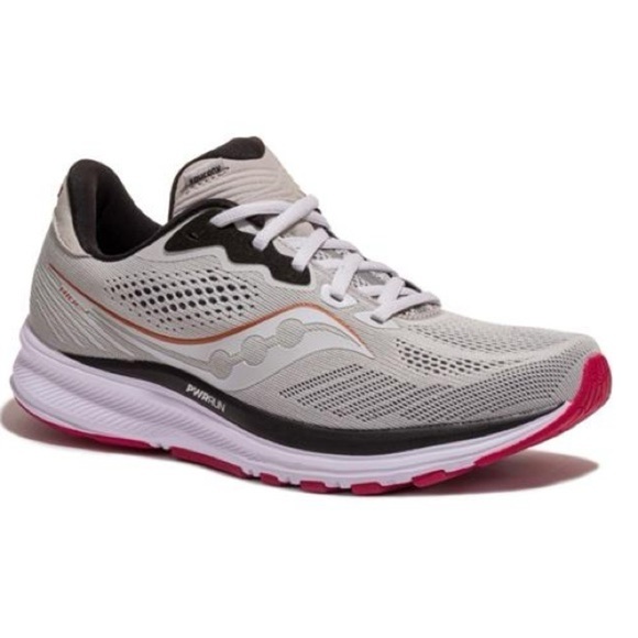 Saucony Ride 14 Women's Running Wide Fog, Cherry - Picture 8 of 8